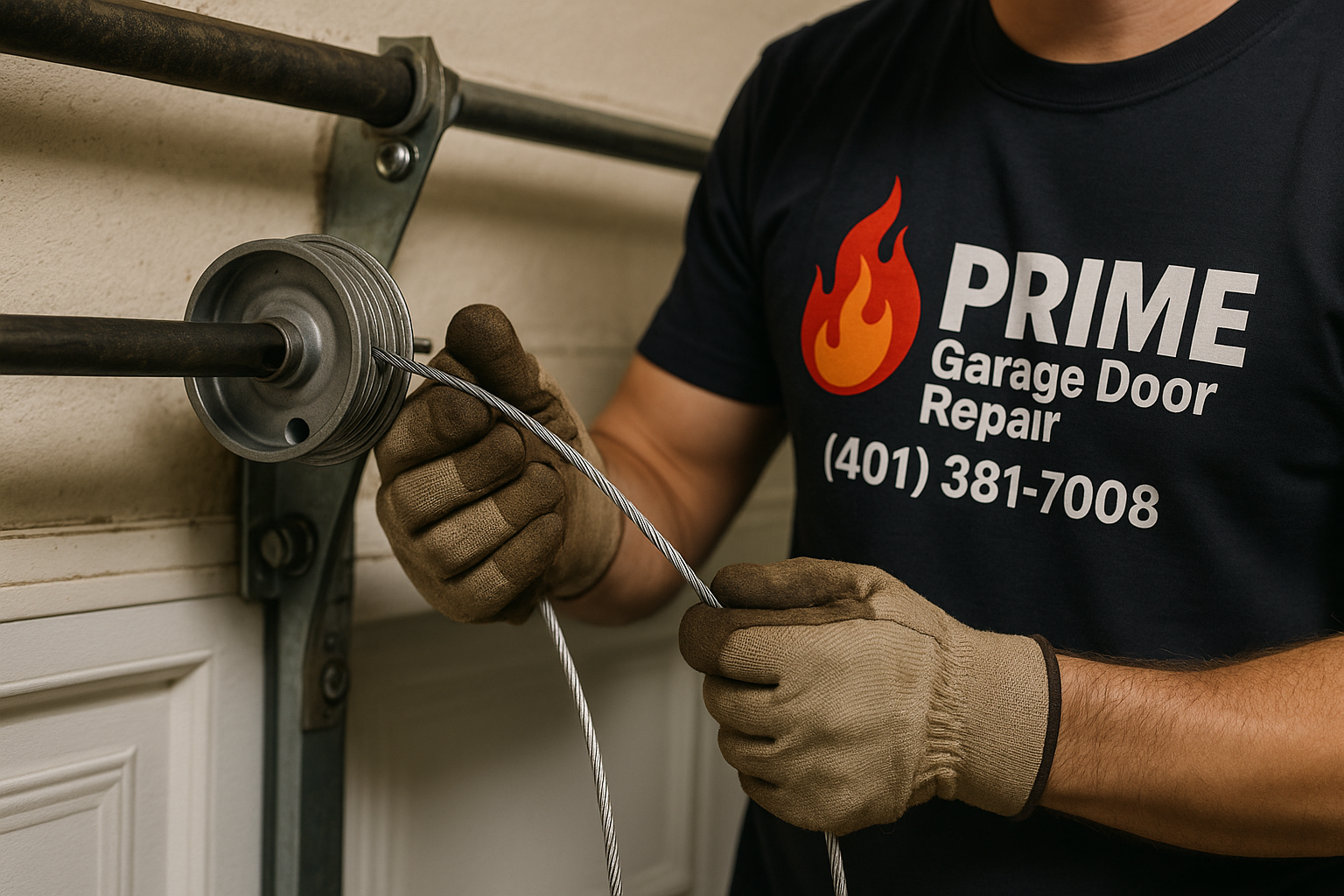 Garage Door Cable Repair in South Hampton