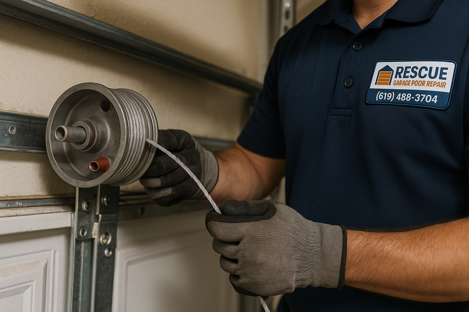 Garage Door Cable Repair in Epping