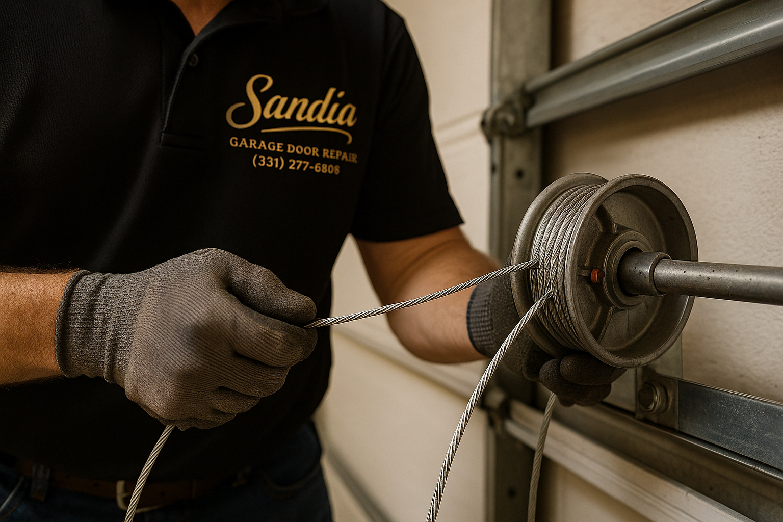 Garage Door Cable Repair in Durham