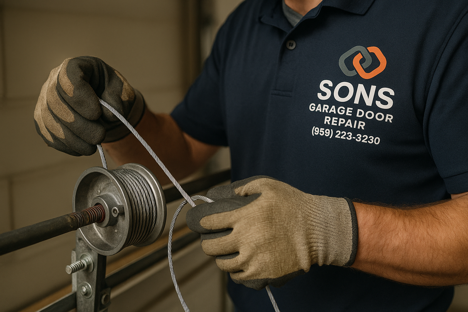 Garage Door Cable Repair in Barnstead
