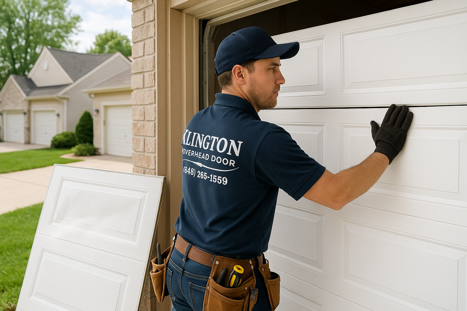 Garage Door Panel Replacement in Dover