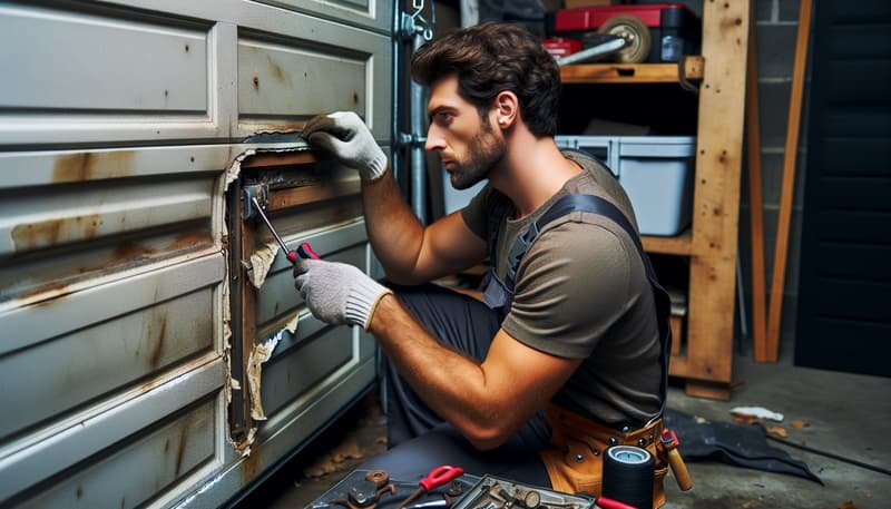 Garage Door Panel Replacement in Dover