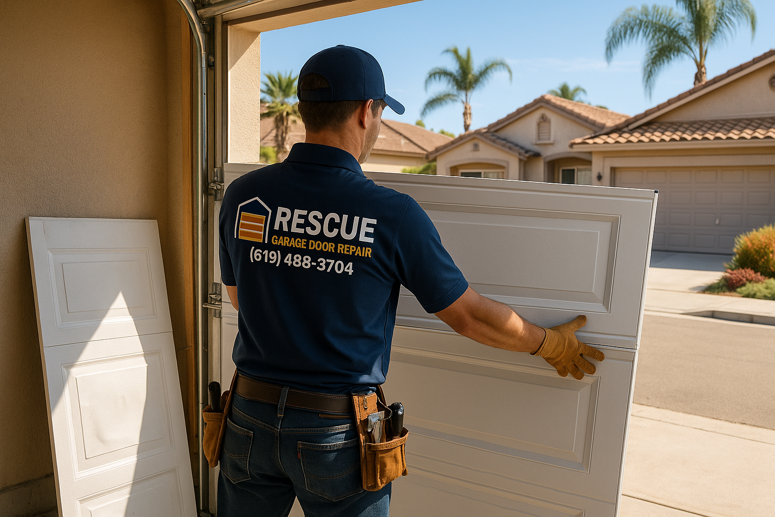 Garage Door Panel Replacement in Acton