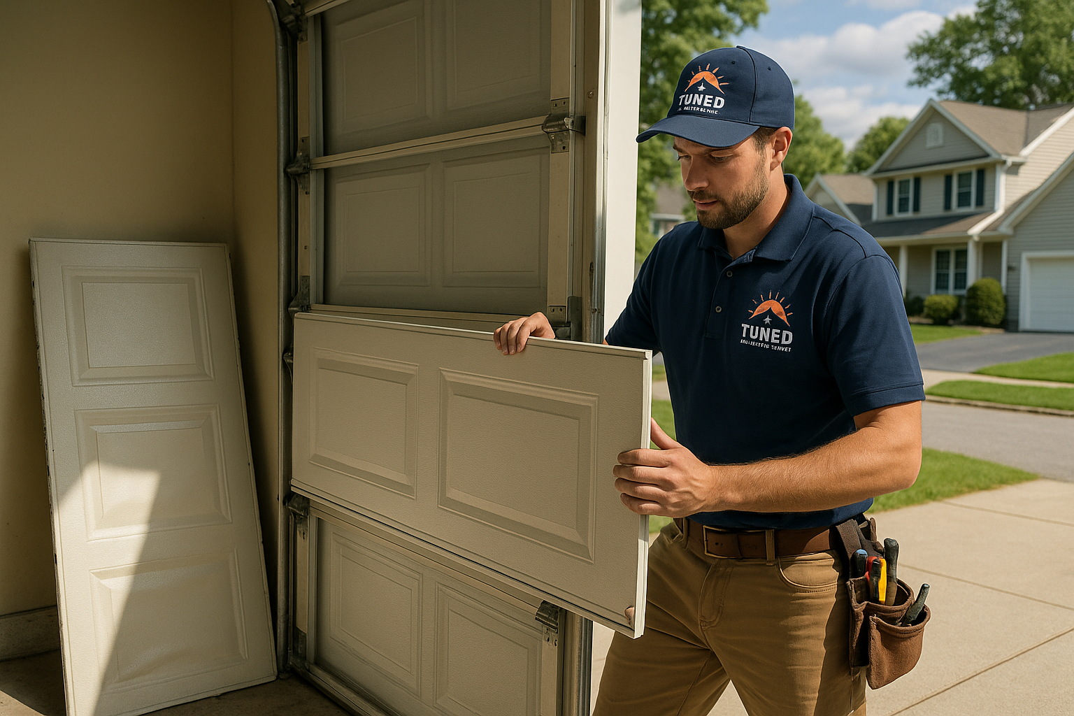 Garage Door Panel Replacement in York