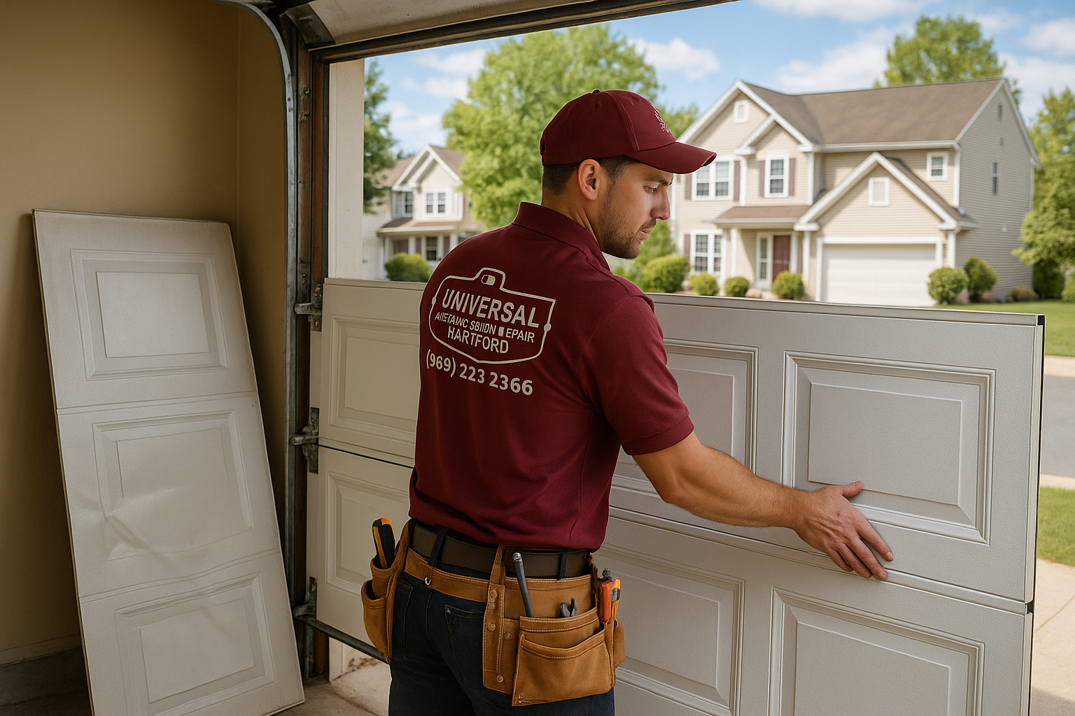 Garage Door Panel Replacement in Eliot