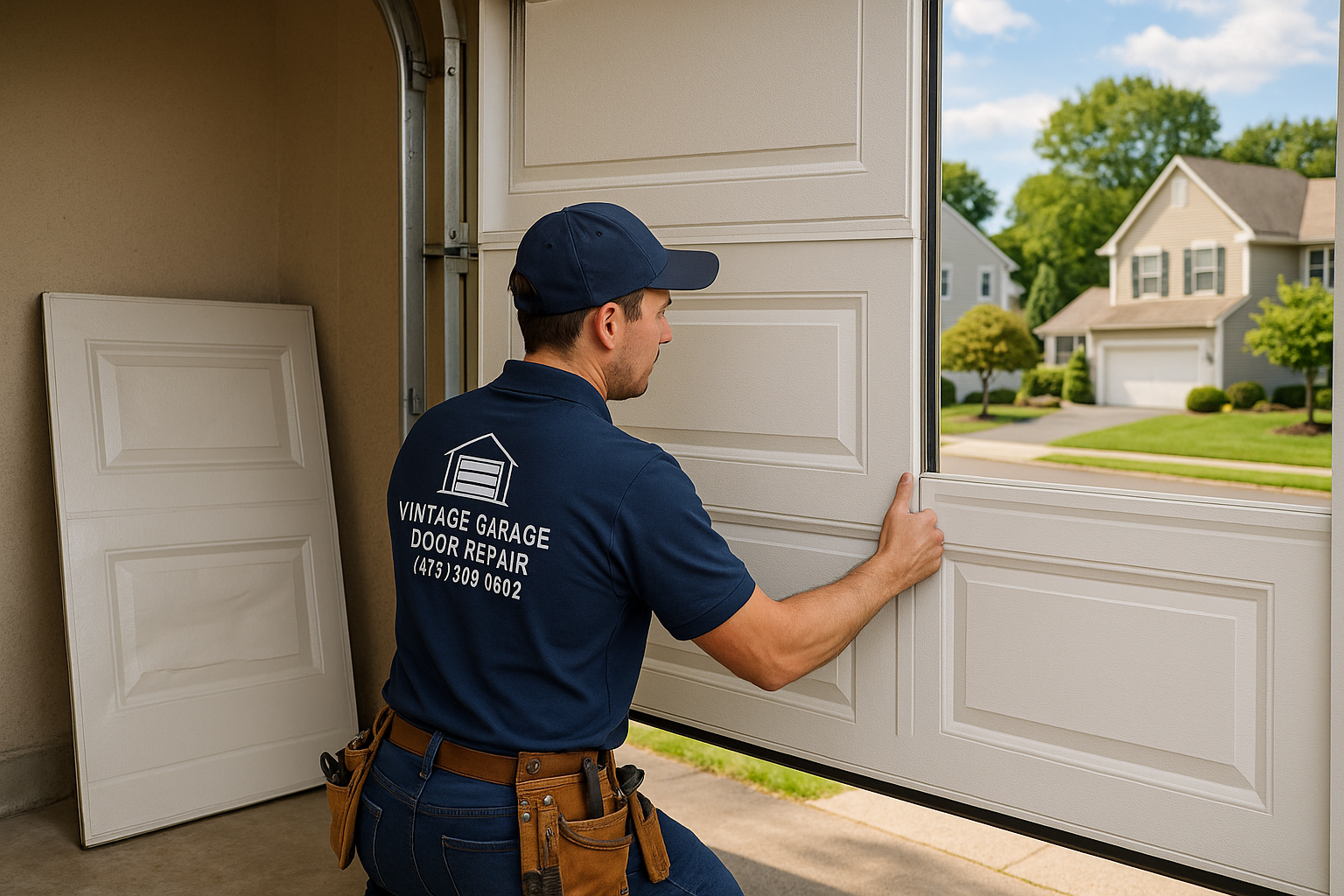 Garage Door Panel Replacement in Stratham