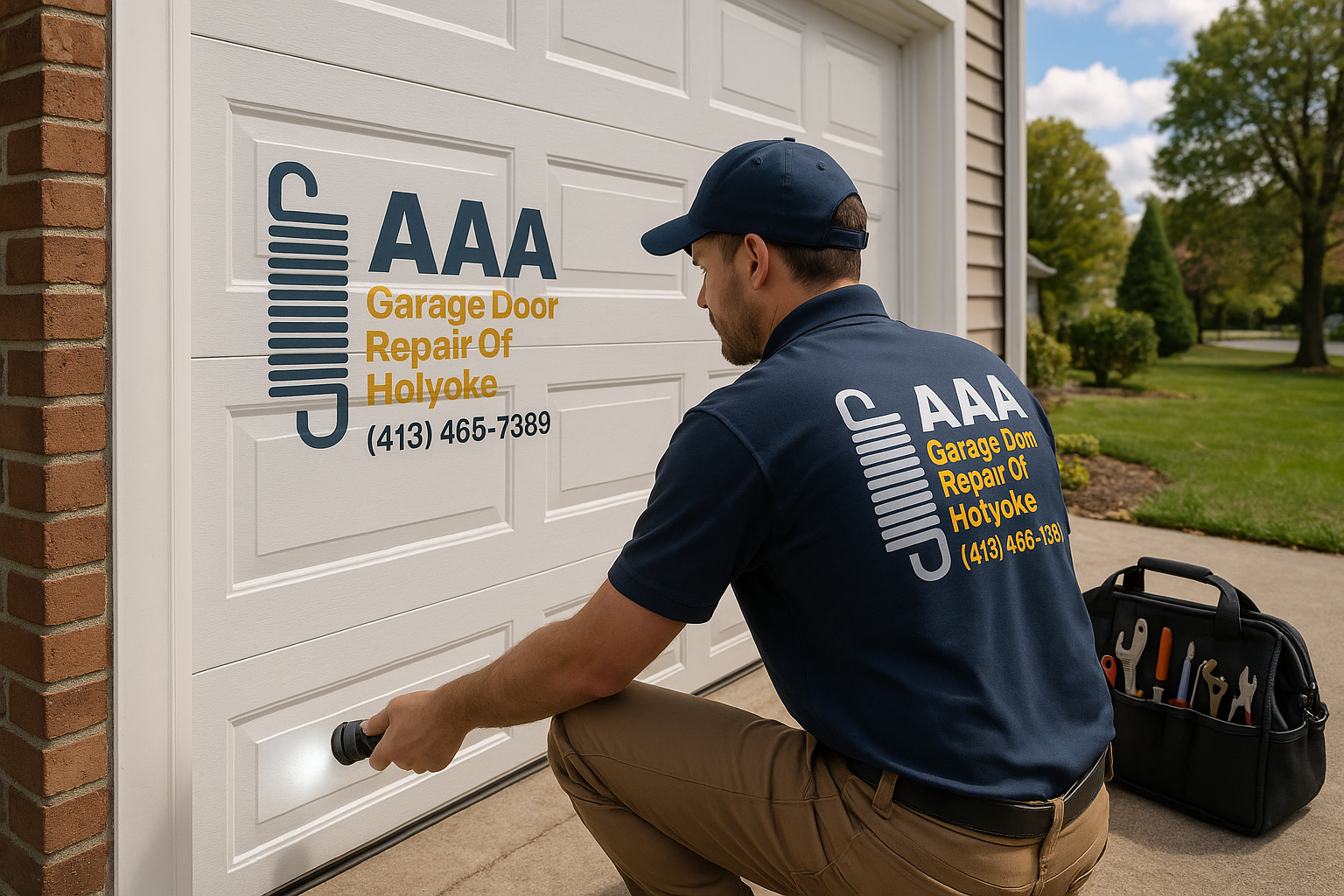 Garage door work in Kennebunk