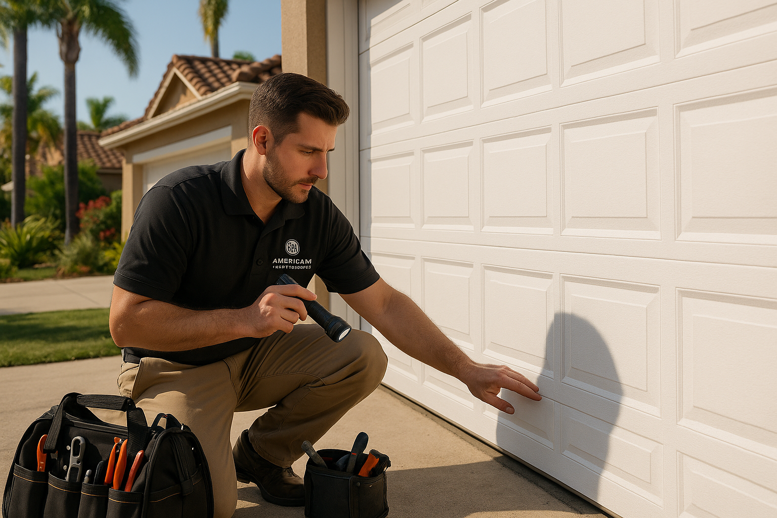 Garage door work in Alfred