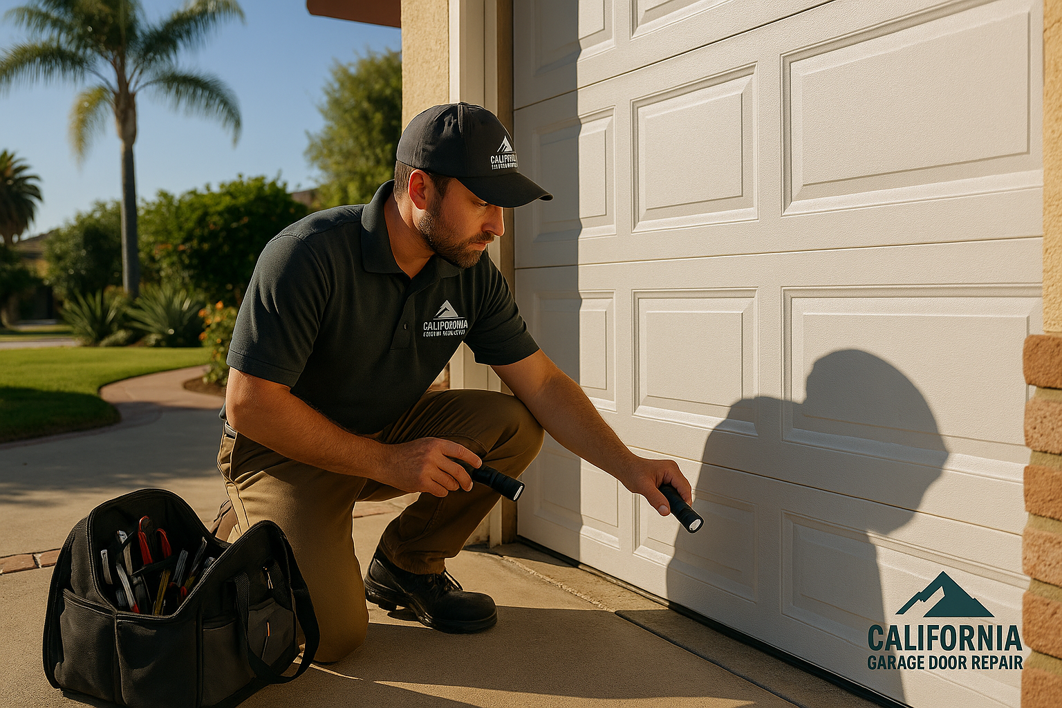Garage door work in Rye