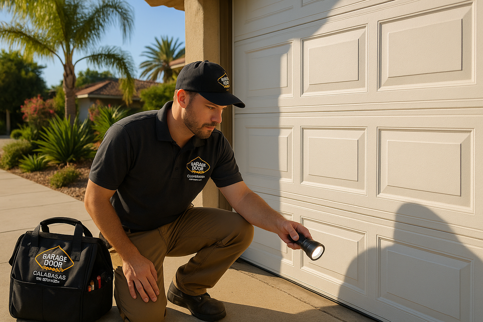 Garage door work in Newton