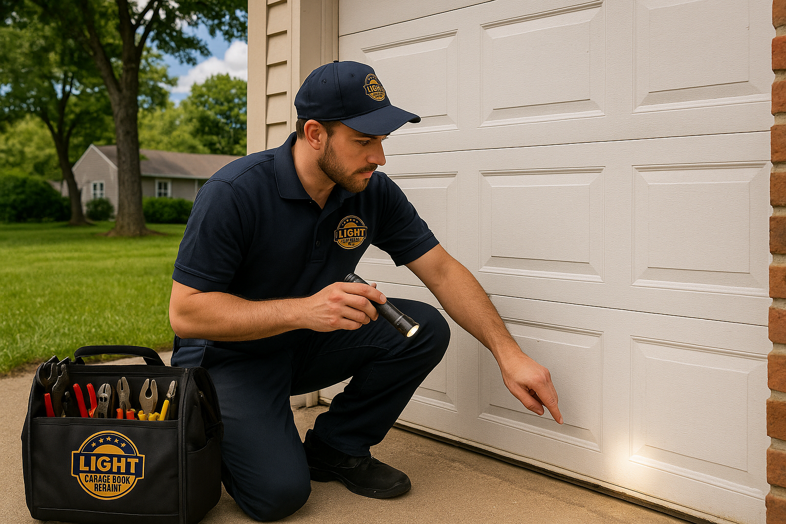 Garage door work in Alton