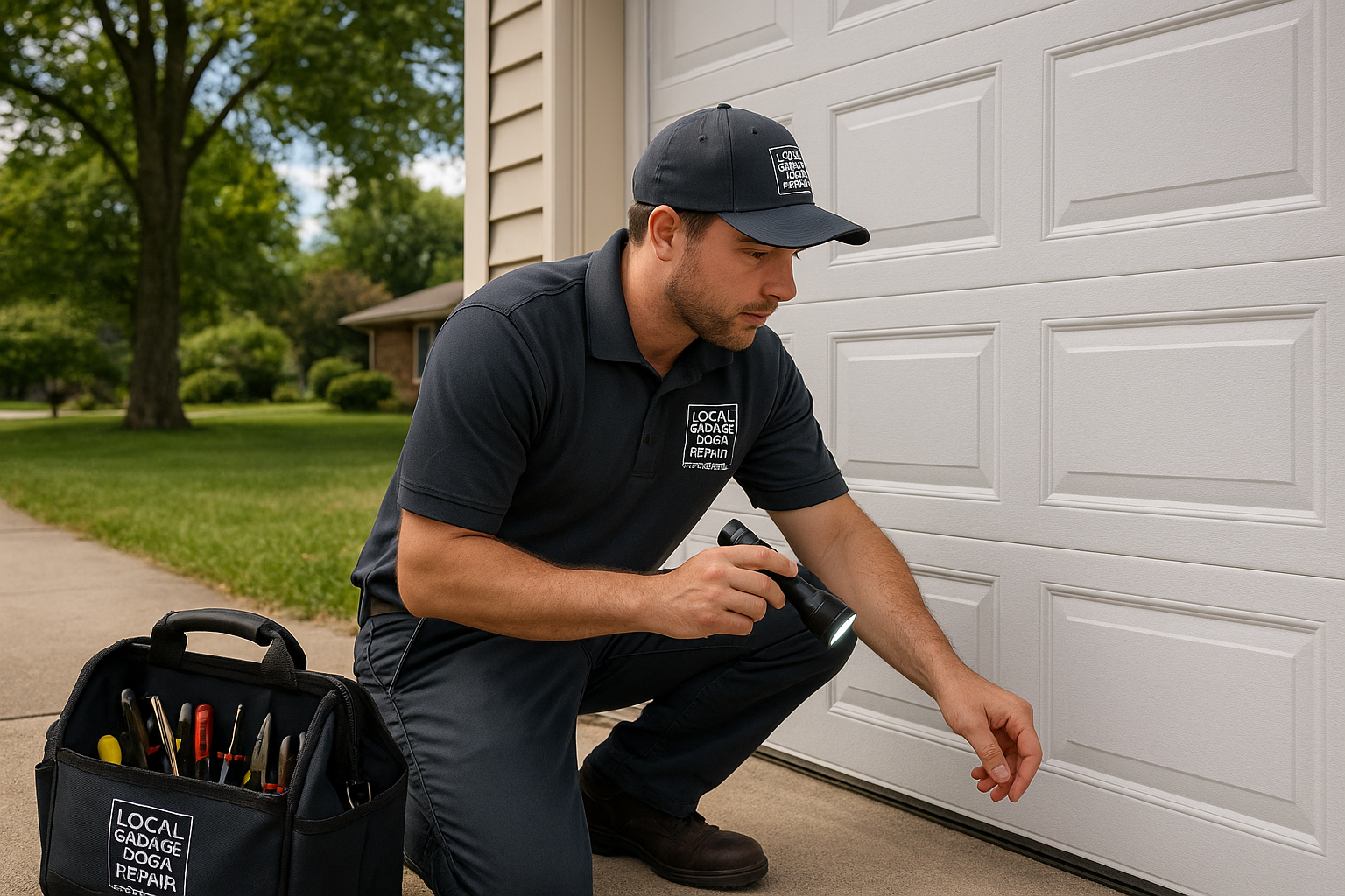 Garage door work in Deerfield