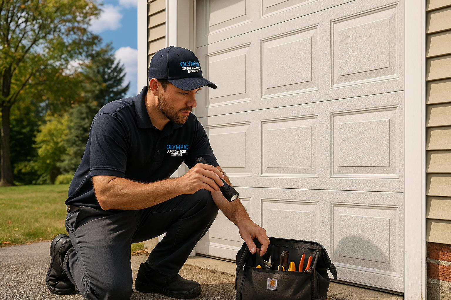Garage door work in Wells