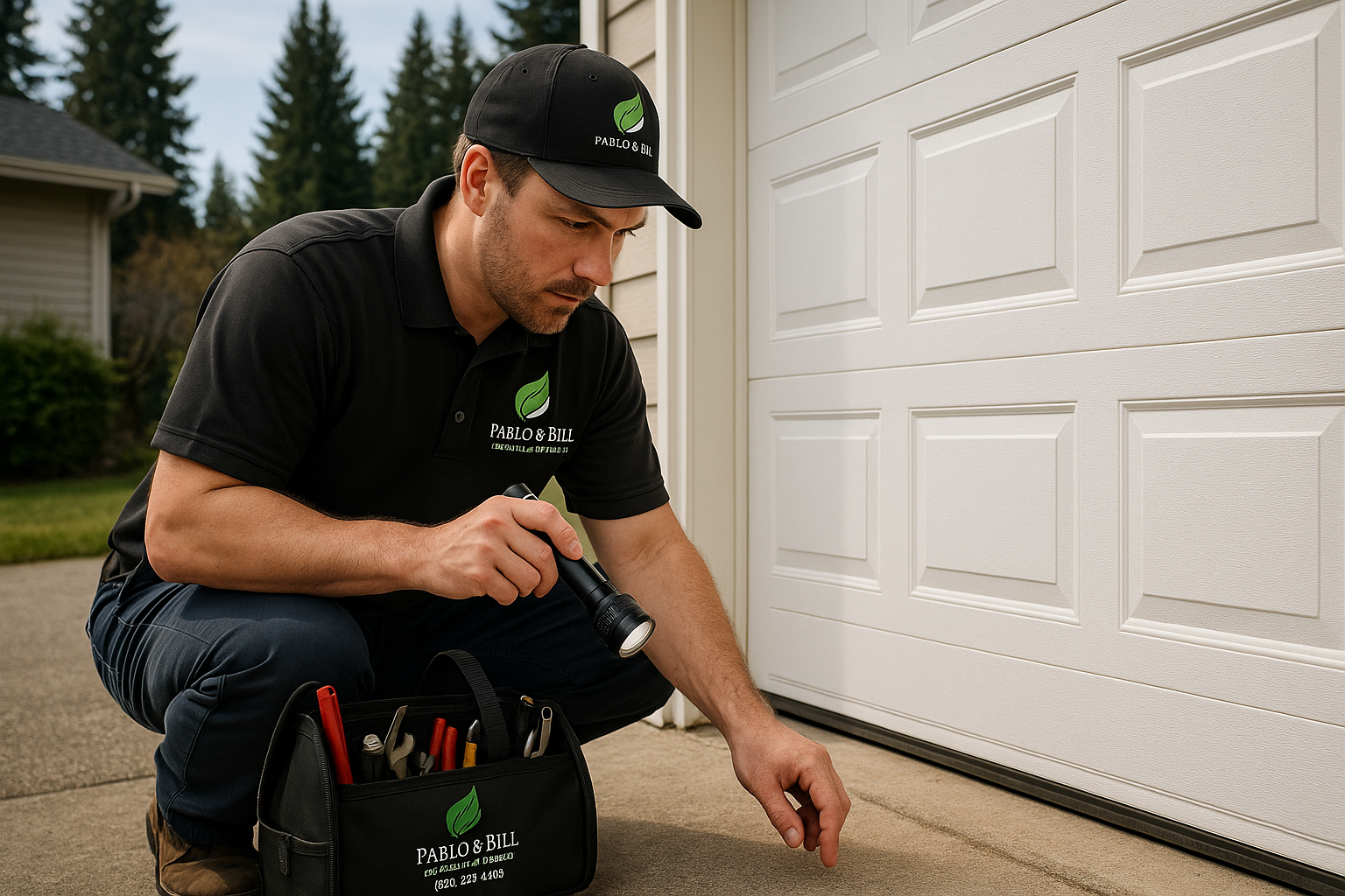 Garage door work in Fremont