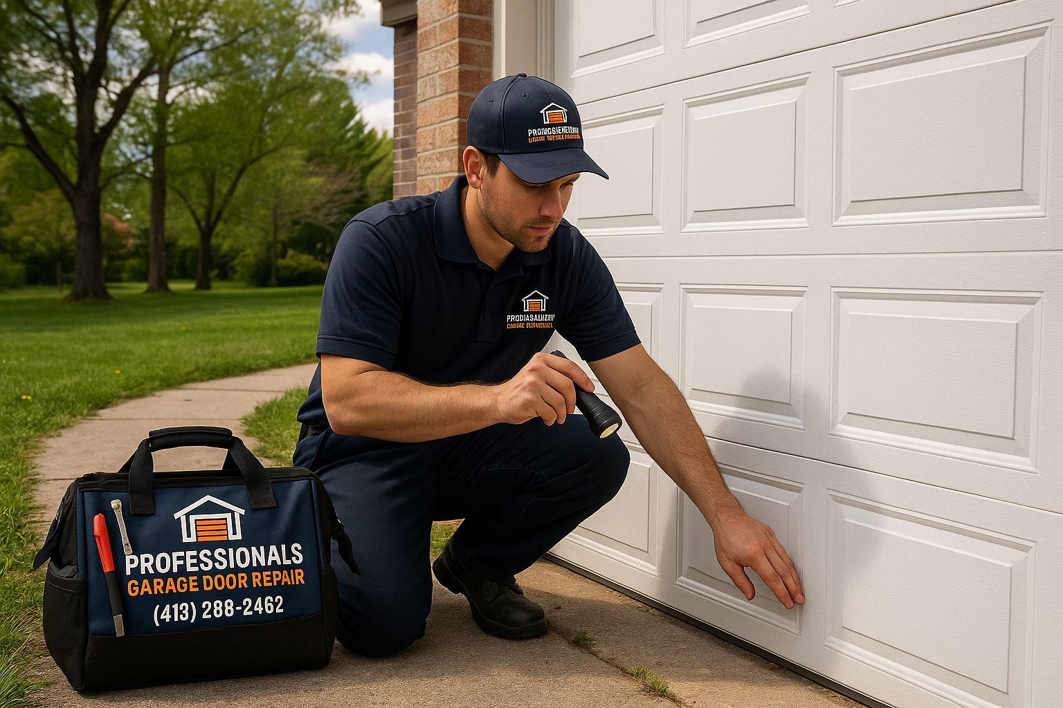 Garage door work in Madbury