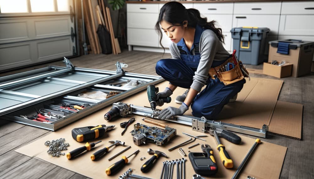 Garage door work in Rollinsford