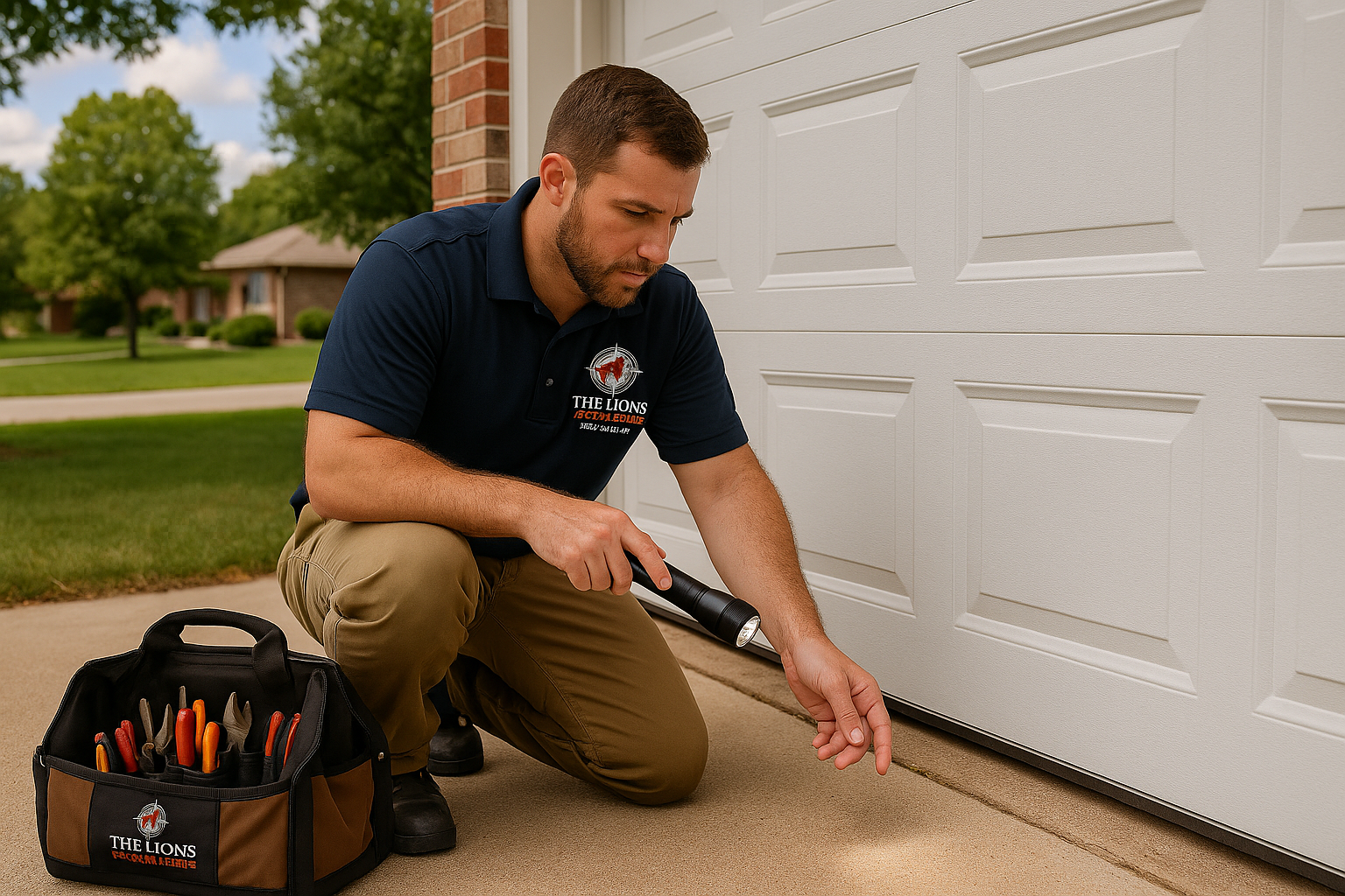 Garage door work in Milton