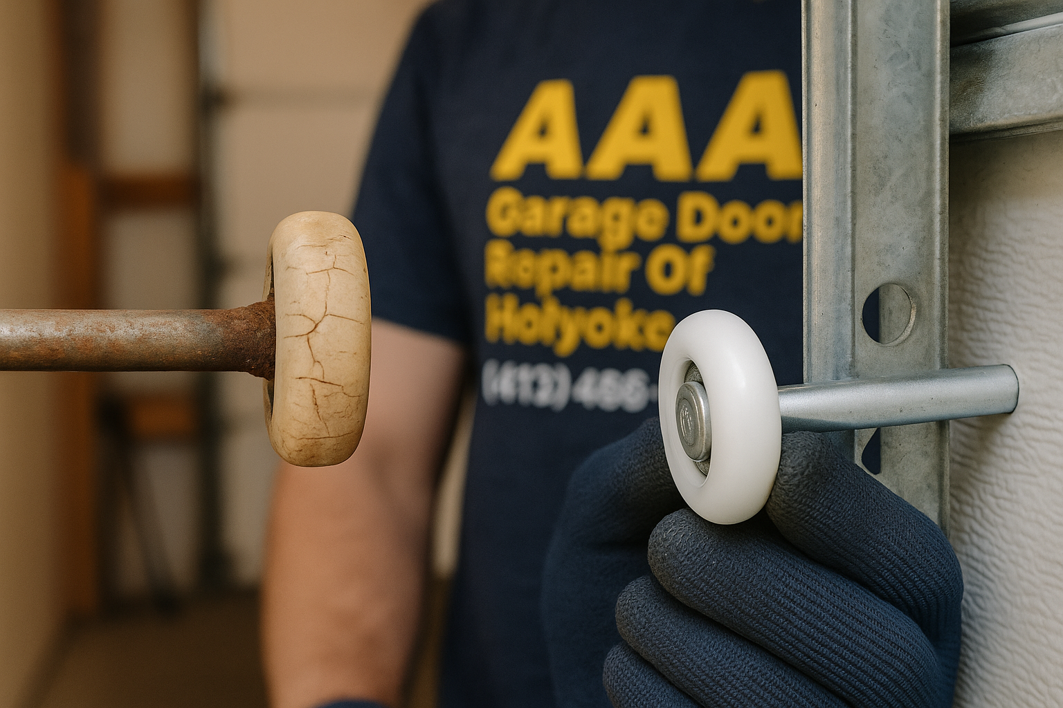 Garage Door Roller Replacement in Salisbury
