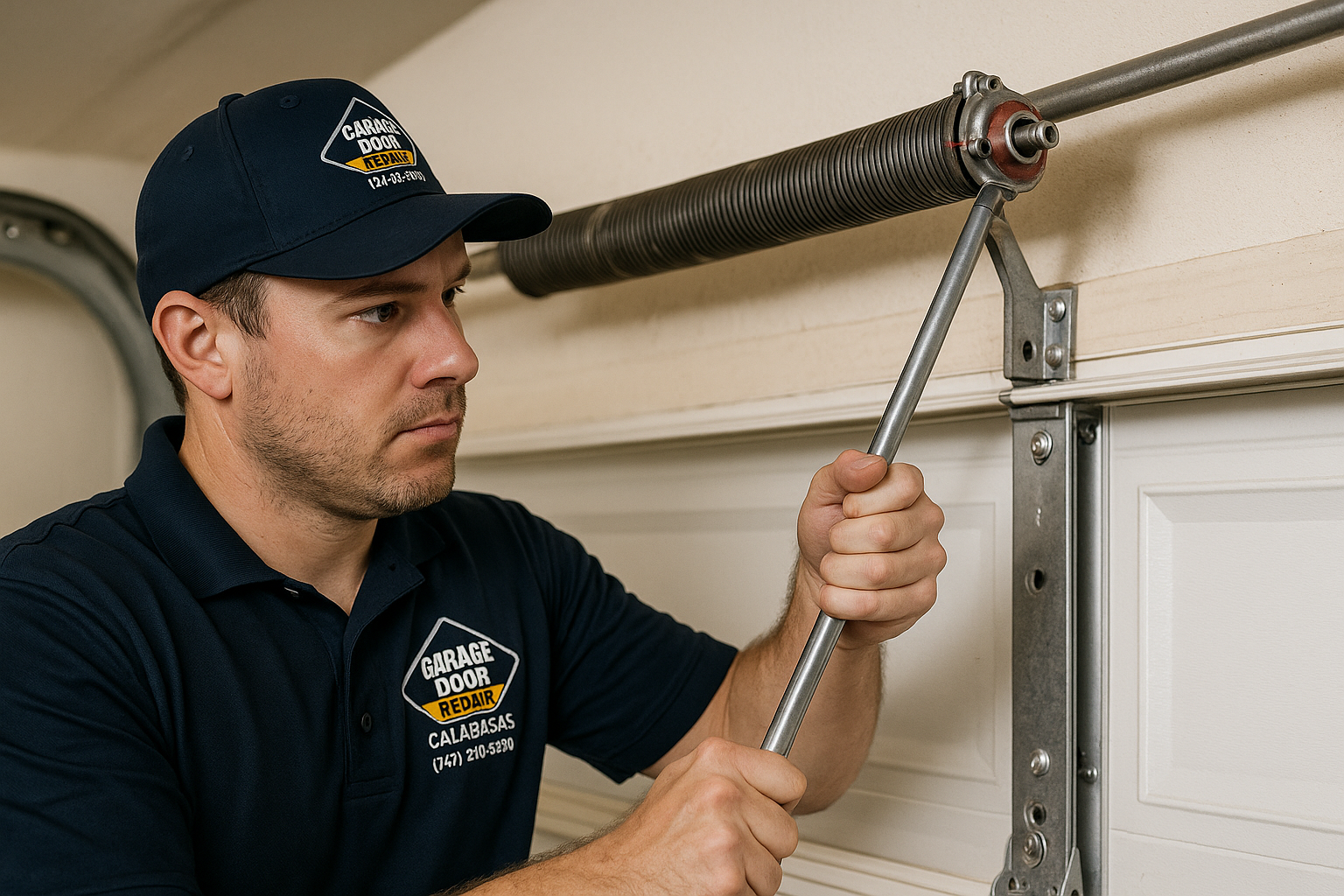 Garage Door Spring Repair in Newton