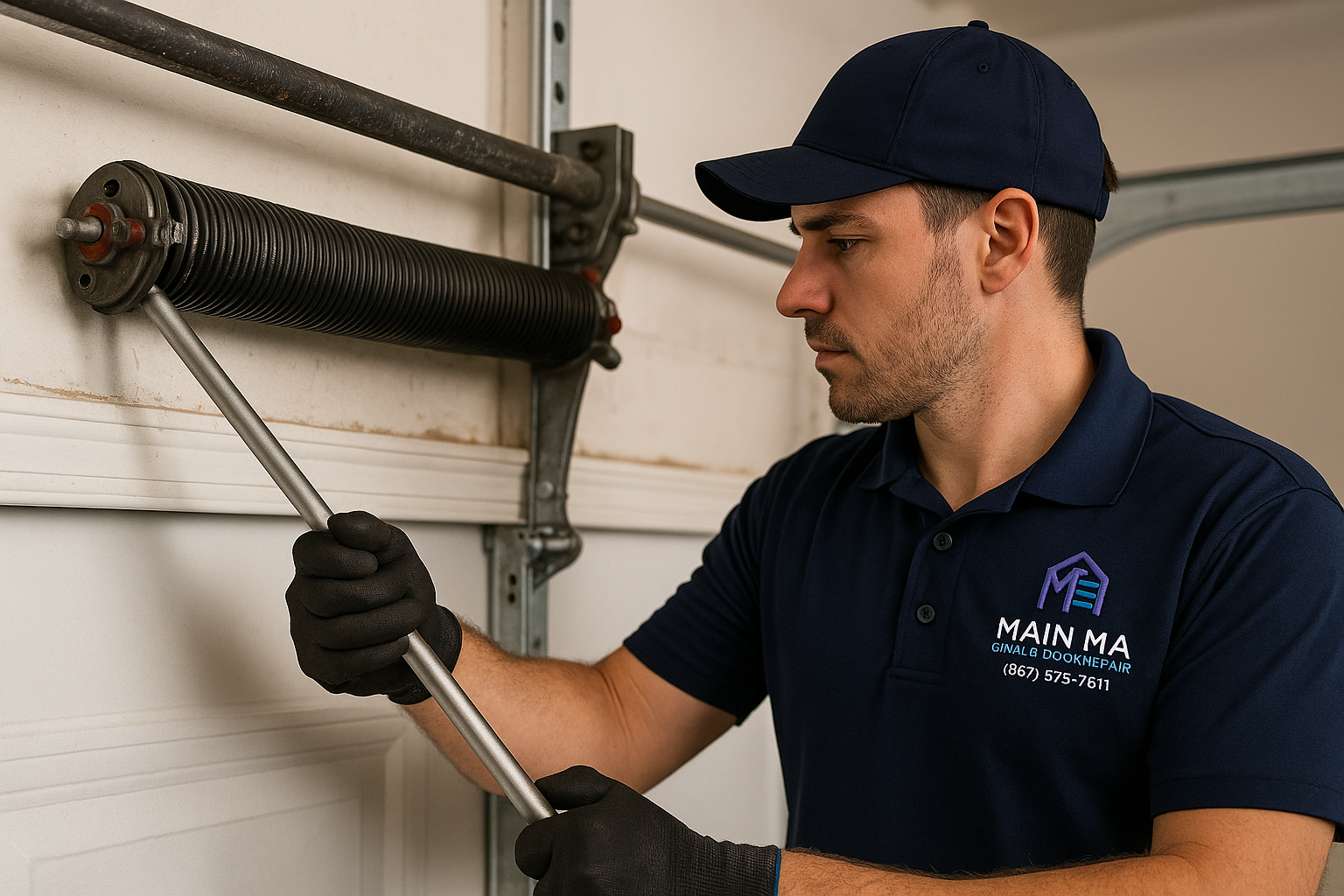 Garage Door Spring Repair in Kittery Point