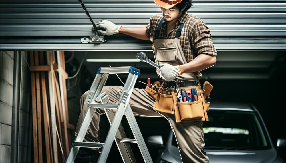 Garage door work in Rollinsford