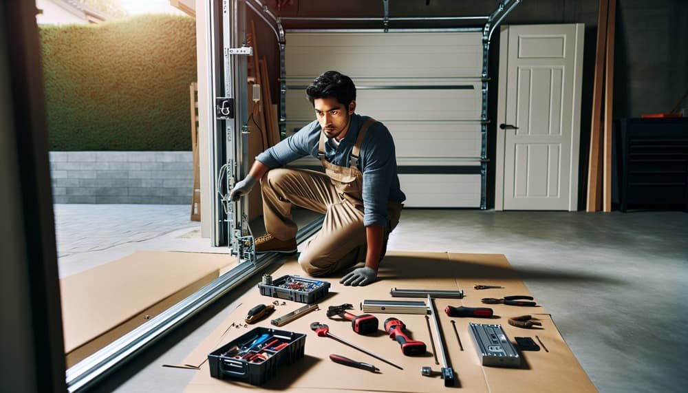 Garage door work in Milton