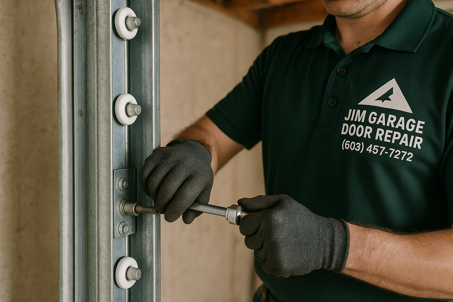 Garage Door Track Repair