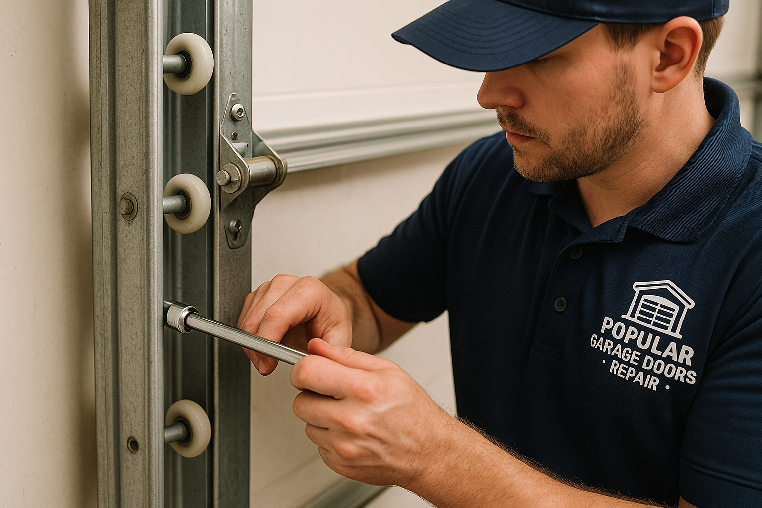 Garage Door Track Repair
