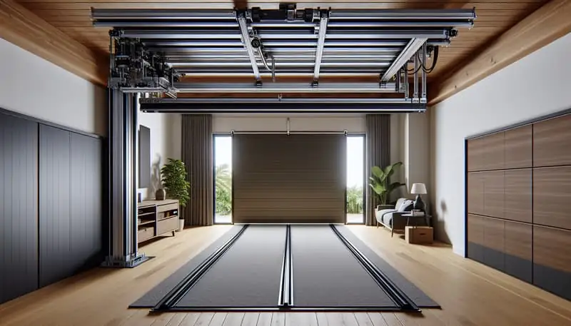 Garage Door Track Repair in Waterboro