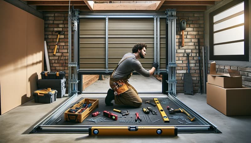 Garage Door Track Repair in Epping
